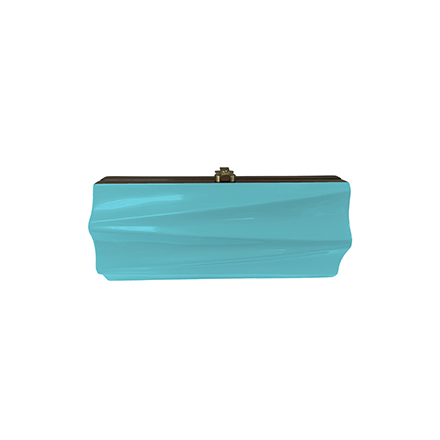 Milano Clutch - turquoise blue