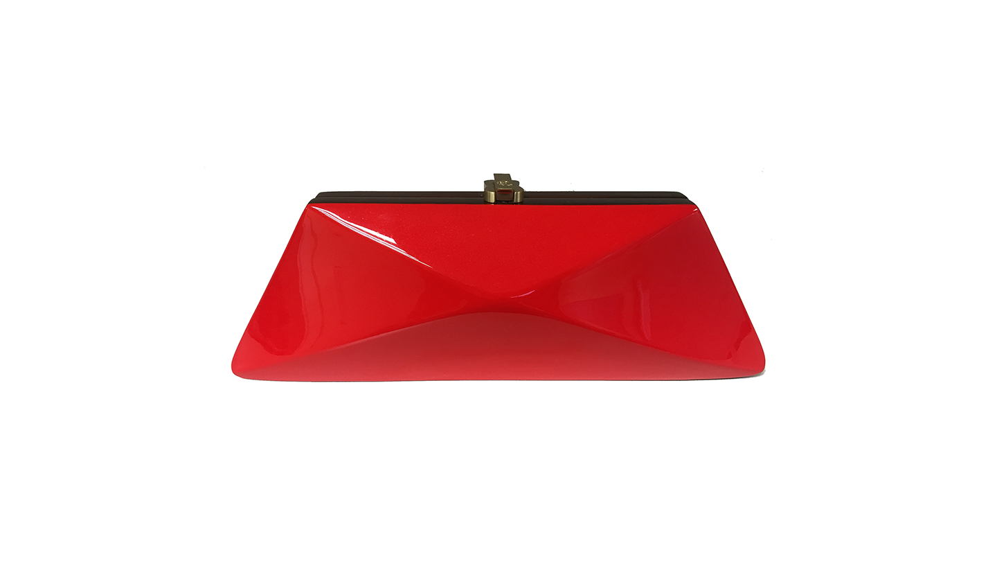Detail_Diaz Clutch_Red_front