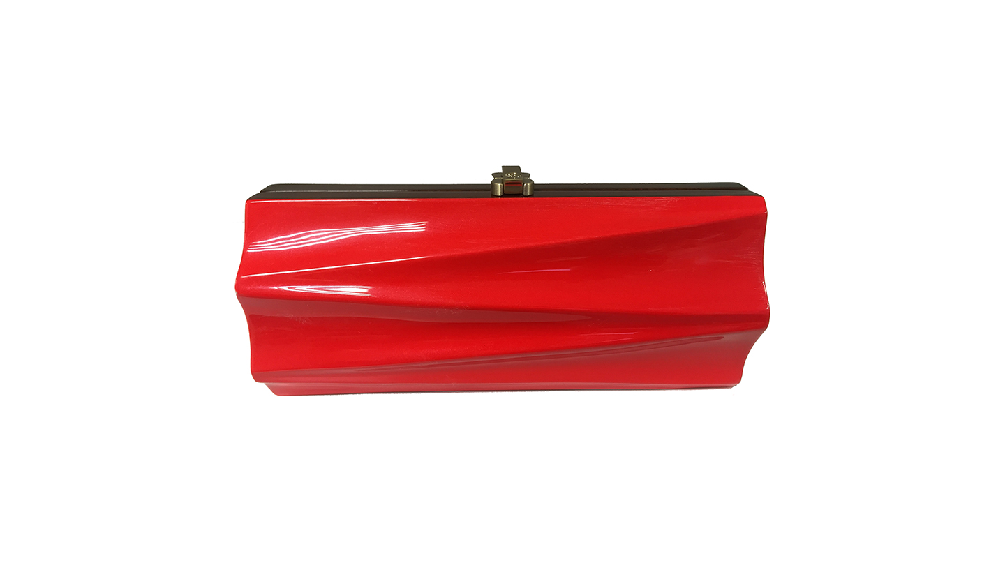 Detail_Milano Clutch_Red_front
