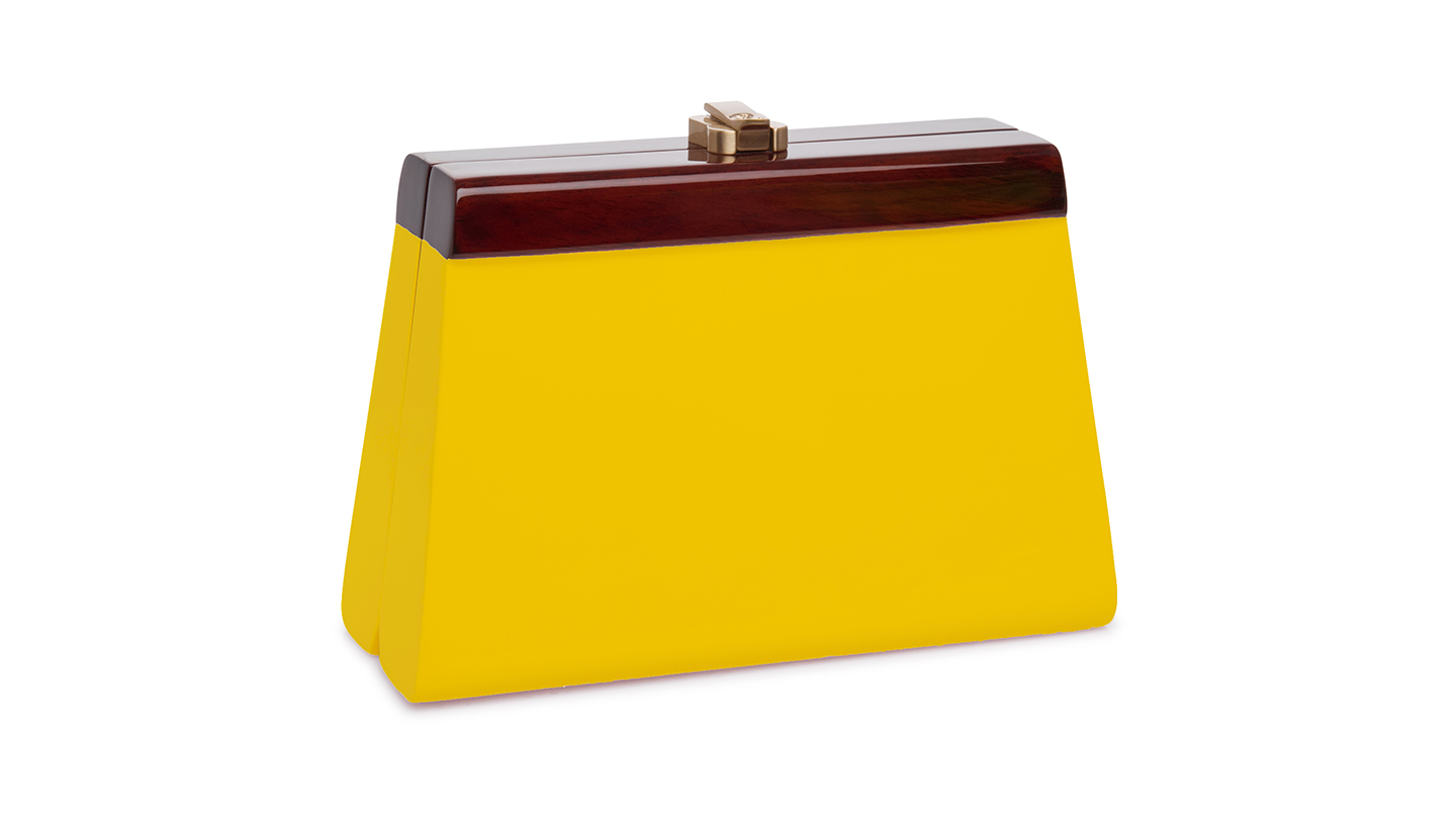 Detail_P)Cindy Clutch_Yellow_right