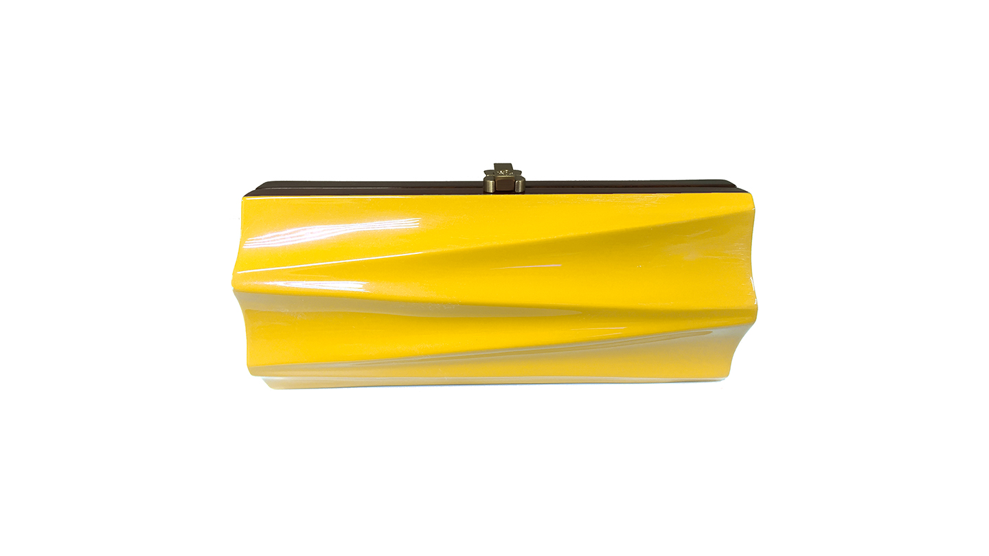 Detail_P)Milano Clutch_Yellow_front